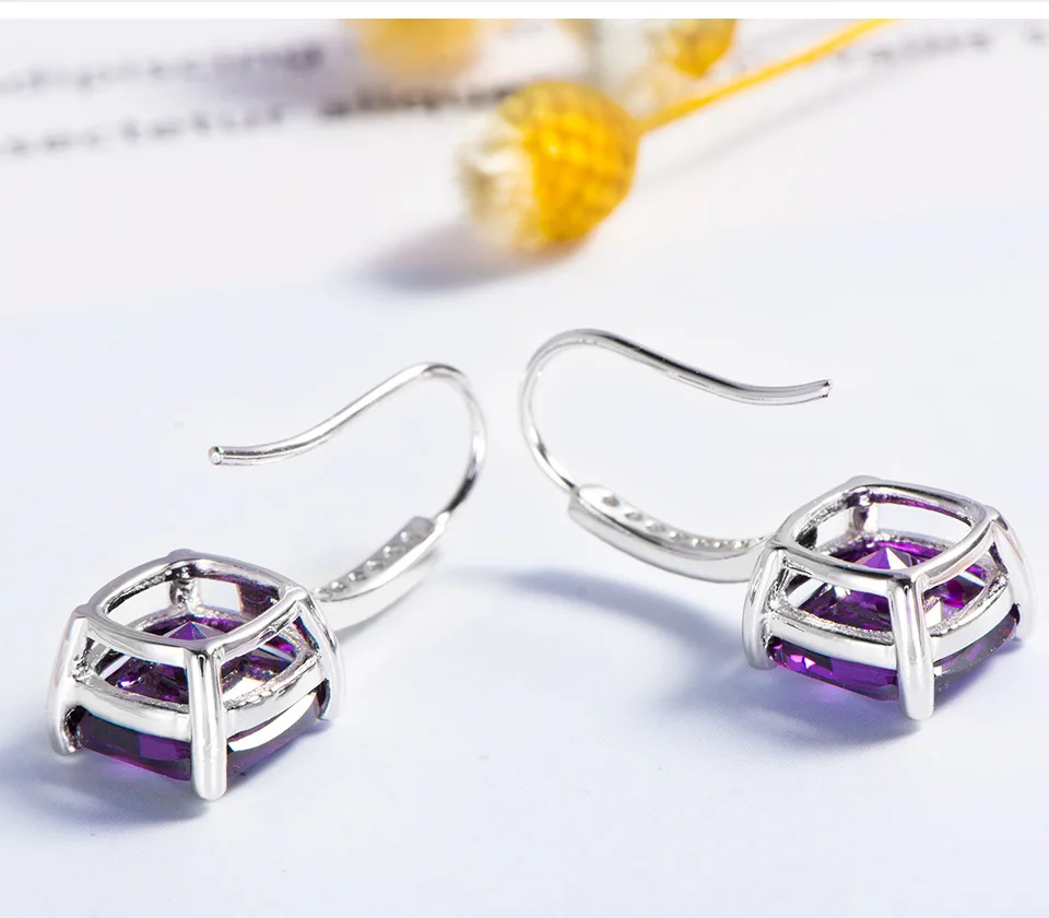 silver amethyst clip earrings for women brand fine jewelry (7)