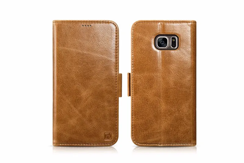 2016 Icarer brand wallet Cover For SAMSUNG Galaxy S7 Edge Detachable 2 in 1 Flip Card Slots Wallet Case + Back Cover Book Style (2)