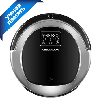 

LIECTROUX Robot Vacuum Cleaner B6009,Smart Memory,Map Navigattion,3000pa Strong Suction, Virtual Blocker,UV Lamp,Big Water Tank