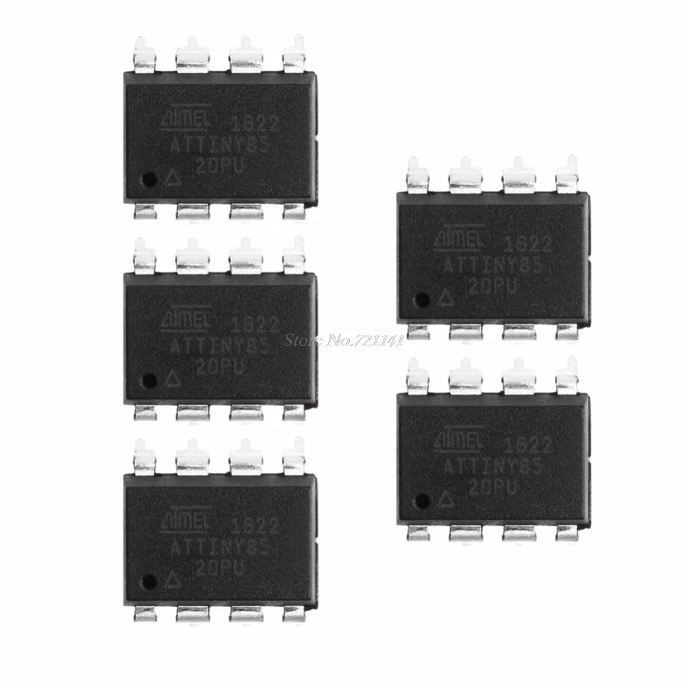 

5Pcs ATTINY85-20PU ATTINY85 20PU ATTINY85-20 ATTINY85 ATMEL DIP Chip
