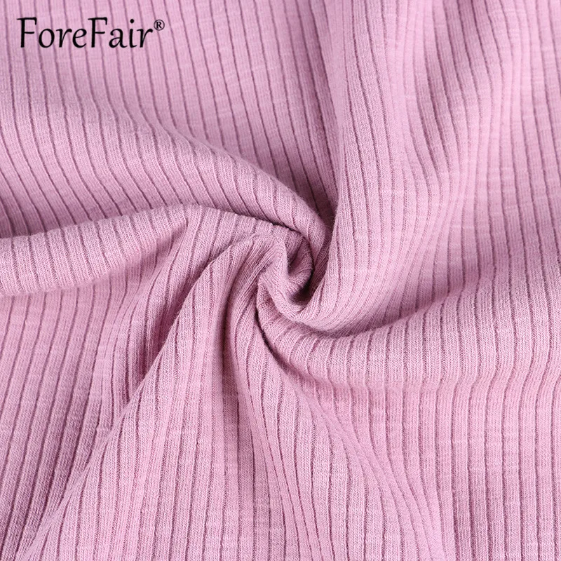 Forefair вязаное хлопковое платье женская одежда 2019 Мини летние платья дамы спинки