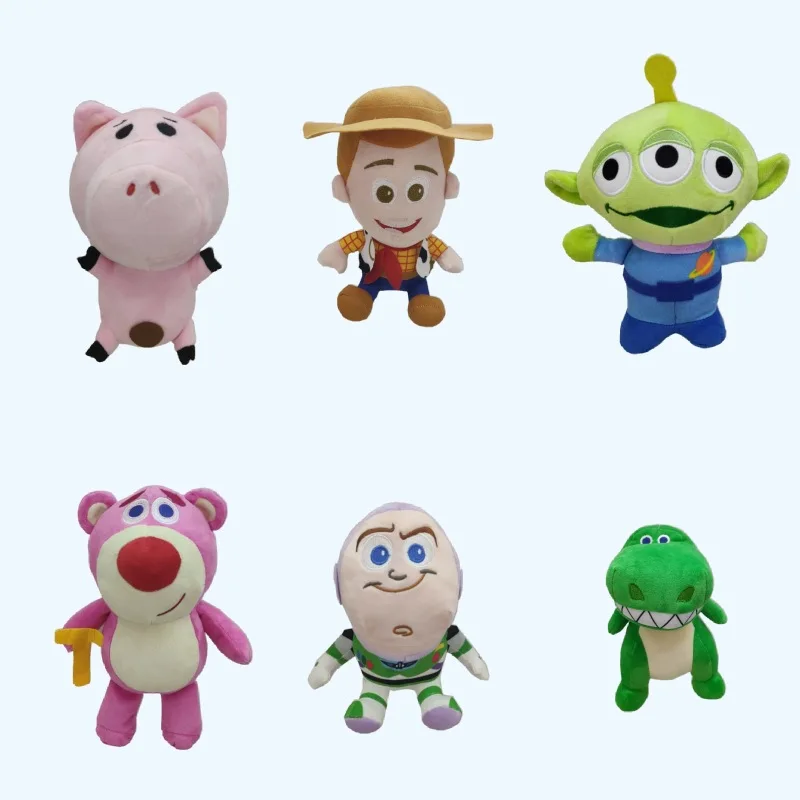 

New 20cm Toy Story 4 Plush Toy Woody Jessie Buzz Lightyear Rex Alien Bear Soft Plush Stuffed Dolls Action Figure Kids Toys Gifts