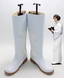 Star Wars принцесса Лея органа Solo ботинки для костюмированной вечеринки обувь индивидуальный заказ для взрослых женская обувь аксессуары