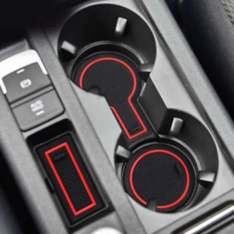 

Hot 9Pcs/set Car gadget anti slip mat auto interior dashboard phone coin gel pads fixed gel double sided car non-slip mat