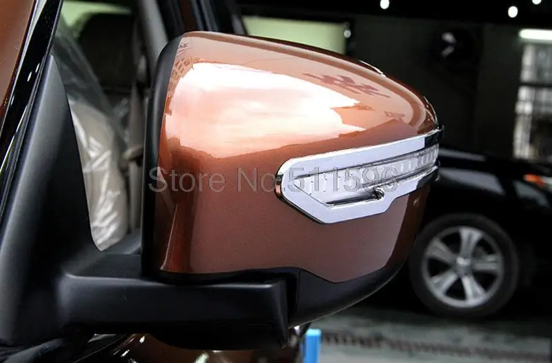 For Nissan X Trail Rogue 2014 2015 ABS Chrome Rearview Mirror Cover