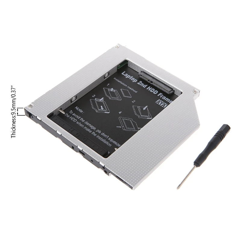 Хит продаж универсальная 9 5 мм IDE PATA для 2nd жесткого диска SATA HDD жесткий диск Caddy
