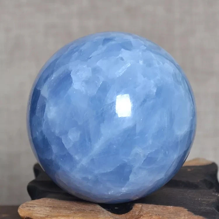 55-100 мм натуральный кристалл синий целестит Хрустальная насадка шар заживление+ подставка