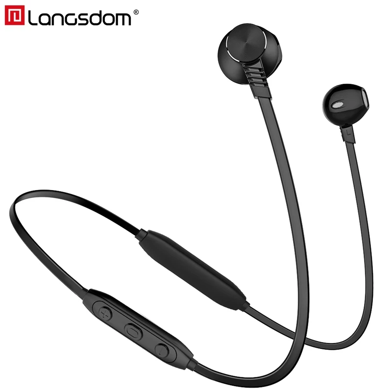 Baratos Langsdom L5PRO L5B auricular Bluetooth con HD Mic Metal estéreo auricular Bluetooth para teléfono