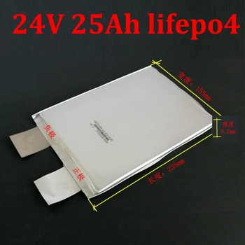 

4PCS 3.2V 25AH Lifepo4 battery 5C with screws nuts FOR diy 12V 24v 25AH e scooter Fishing boat wheelchair Electric tricycle EV