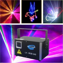 2000 МВт Полноцветный Ламинирующий лазер с ilda и sd-картой/дискотеки для продажи/шоу оборудование