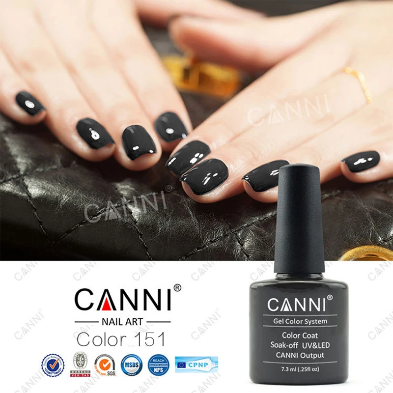 CANNI UV Nail Polish 145-168 Shiny UV Gel Nail Polish Varnish LED Soak Off Glue Nail Art UV Gelpolish 238Colors CN03