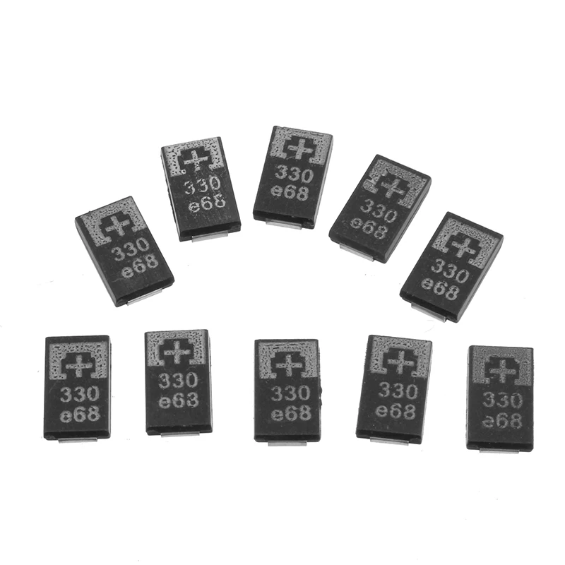 10 шт./лот SMD Танталовый полимерные конденсаторы 2R5TPE330M9 2,5 V 330 мкФ конденсаторов полимерная конденсаторная Емкость