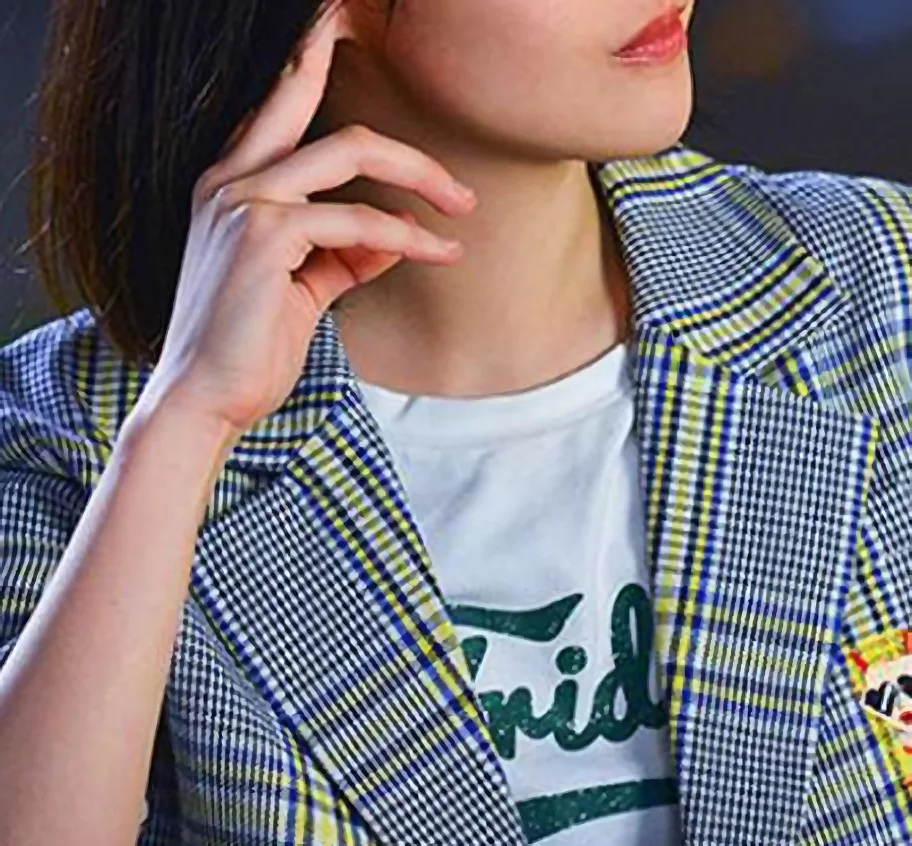 Youth Fight Star's Same Striped Suit Jacket 2019 Spring Women's Suit Thin Loose Small Suit Women Blazers and Jackets Suit Coat