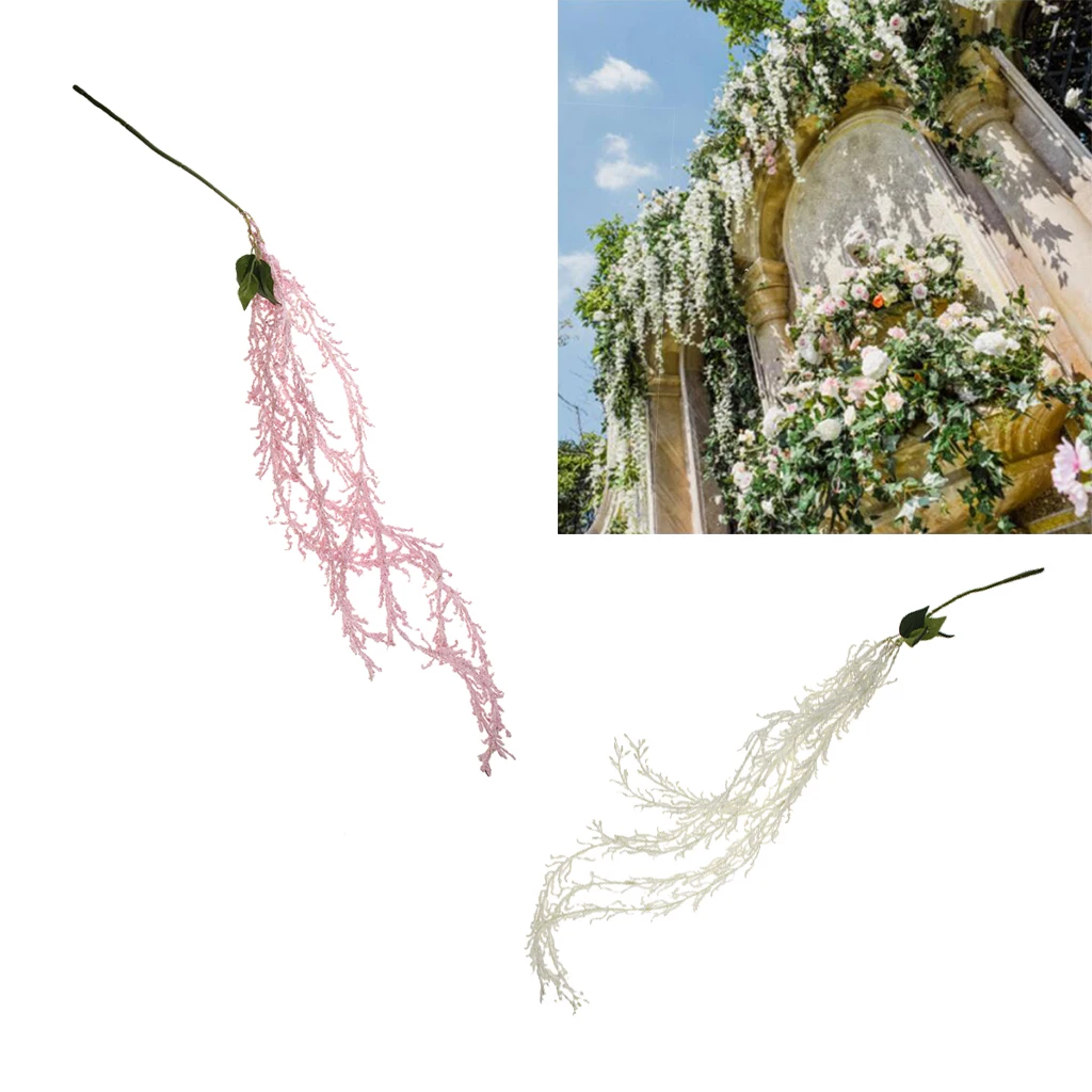 Hot Sale White Artificial Flowers Garland Hanging Flowers For Outdoor Wedding Ceremony Decor Silk Vine Wedding Arch Floral Decor Hot Sale White Artificial Flowers Garland Hanging Flowers For Outdoor Wedding Ceremony Decor Silk Vine Wedding Arch Floral Decor