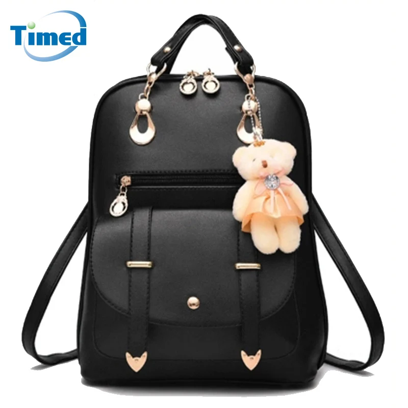 

Women Bag Hot Sale 2017 New Backpack Spring and Summer Students Backpack Travel Europe Style Fashion High Quality Six Color Bag