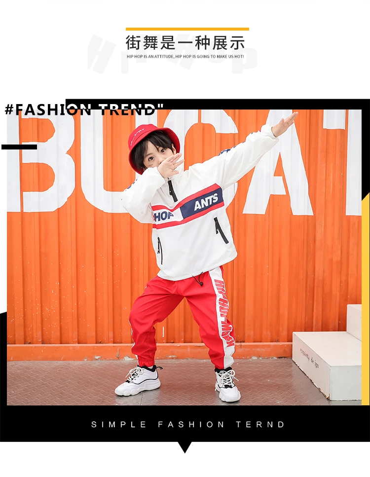 Foreign Trade Hip Hop Children's Clothing Sport Set 2018 New Spring Boys Street Dance Clothes Kid Snake Pattern Loose Suit (9)