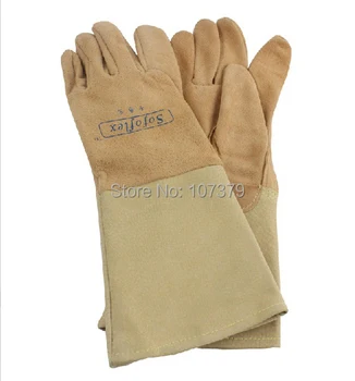 Cheap Leather Welder Work Glove Top Grain Reverse TIG MIG Safety Glove Pigskin Leather Welding Glove