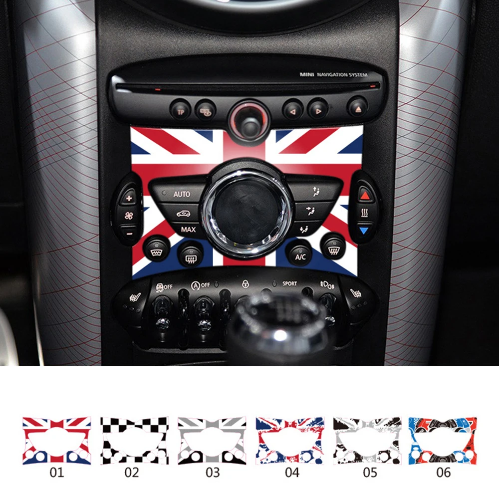 Aliauto автомобиль внутреннее убранство в Управление Панель Стикеры наклейки для Mini Cooper R50 R52 R53 R55 R56 r57 R58 r59 R60 R61 r62