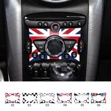 Aliauto decoração interna do carro, no painel de controle, decalques para mini cooper r50 r52 r53 r55 r56 r57 r58 r59 r60 r61 r62