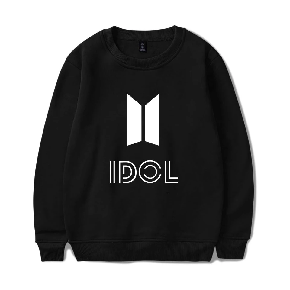 BTS IDOL Bangtan мальчики Kpop свитеры с круглым вырезом Для женщин/Для мужчин уличной моды кофты Повседневное поклонников Мода одежда