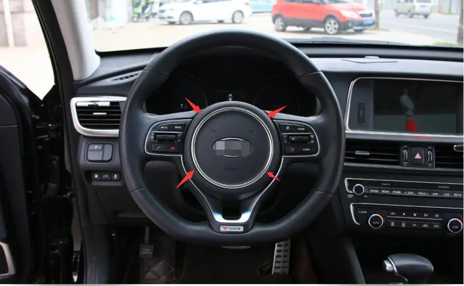 2016 Kia Optima Accessories >> For Kia Optima K5 2016 2017 Stainless Inner Matt Steering ... 2016 Kia Optima Accessories >> For Kia Optima K5 2016 2017 Stainless Inner Matt Steering ...