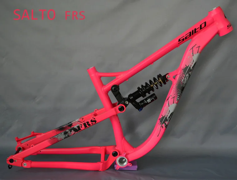 Salto FRS cola suave / bicicleta de descenso marcos / marco de la bici kf 10109 marco de la cola suave / suspensión total|bike frame nail guns salebike frame