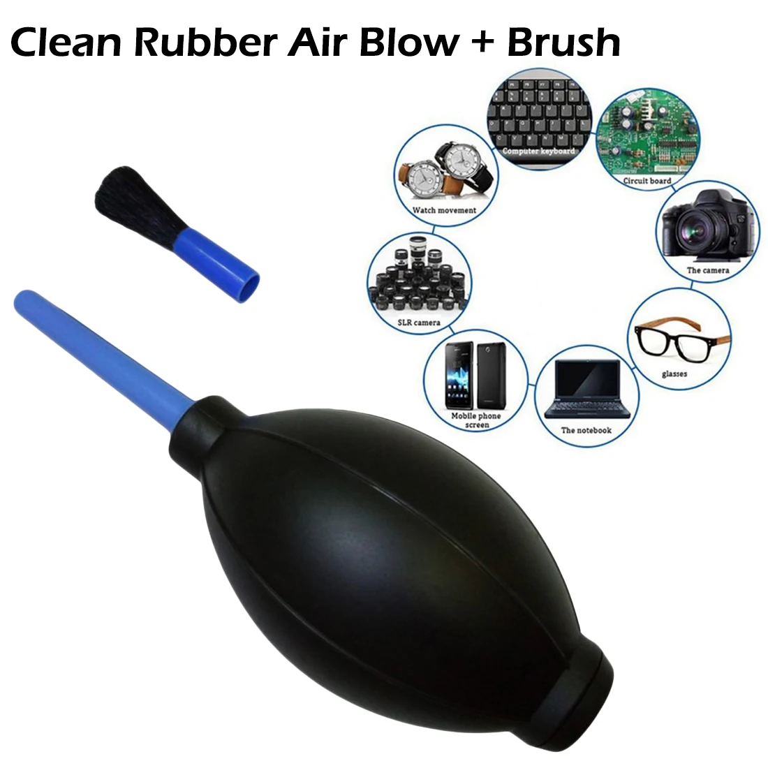 

Universal Dust Blower Cleaner Rubber Air Blower Pump Dust Cleaner Lens Cleaning Tool For DSLR Camera Lens LCD Screens Computer