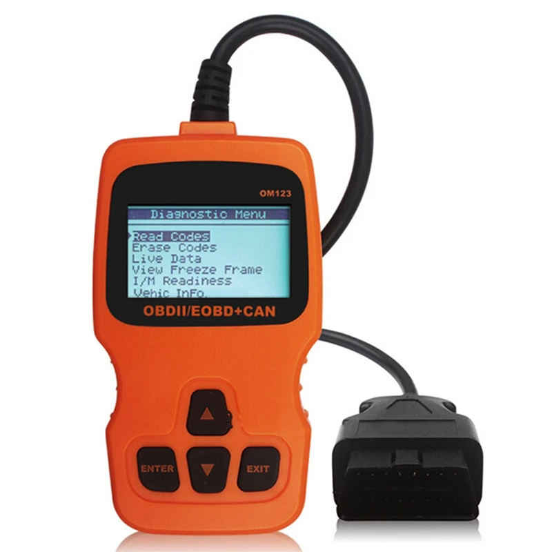 OM123 OBD2 Car Code Readers Automotive Scanner Auto Repair Analyzer Engine Check Diagnostic OBD 2 OBD II Scan Tools VS ELM327 konnwei c mini bluetooth wireless wifi obd ii car auto diagnostic scan tools