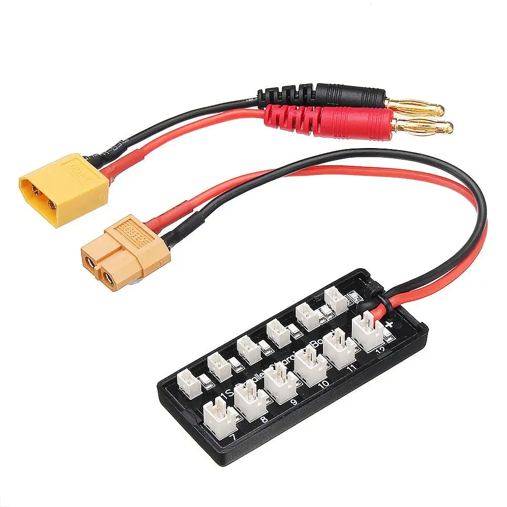 

JST PH2.0 Plug 1S Parallel Charging Board XT60 Input for Battery Charger
