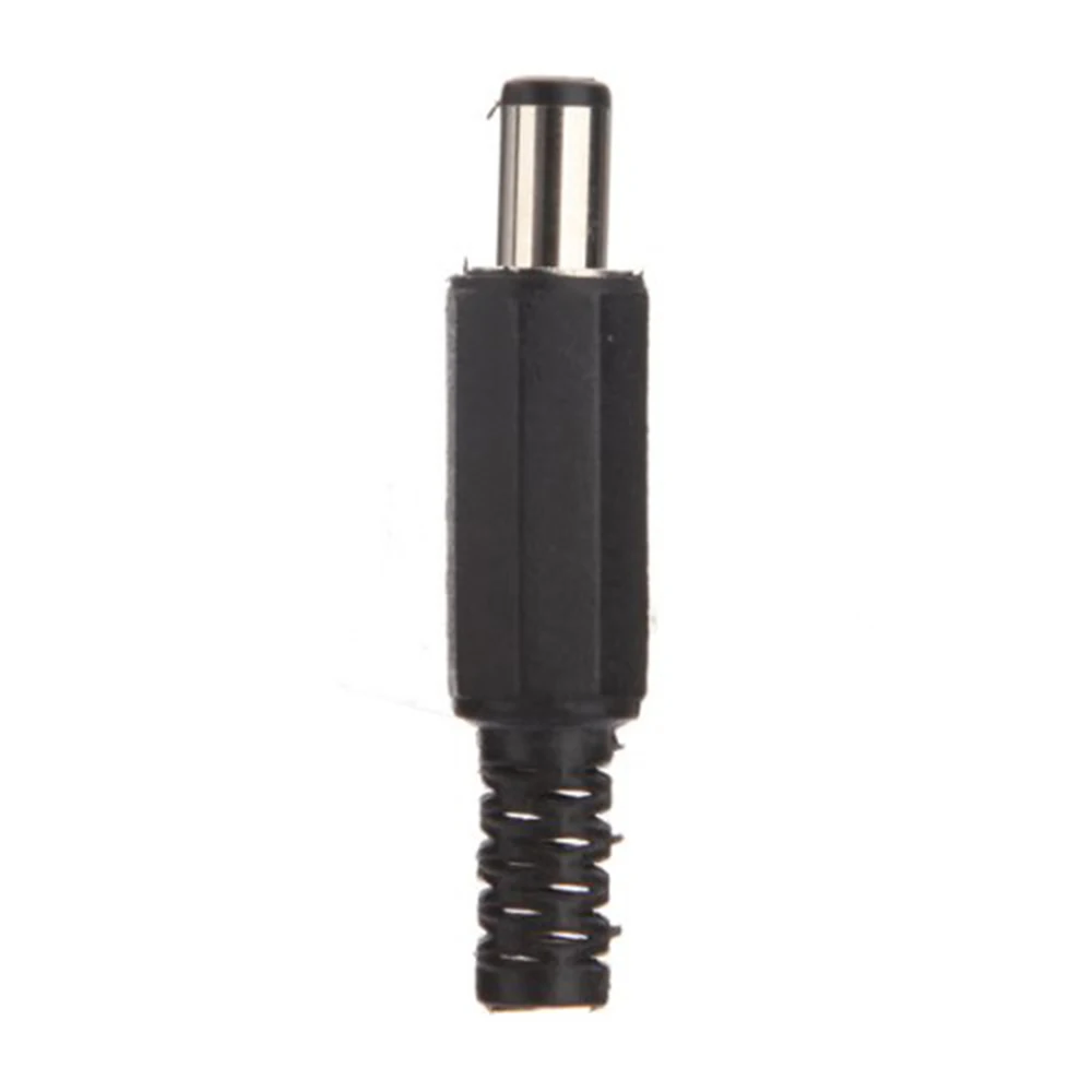 ALLiSHOP черный 2 1 мм x 5 DC штекер питания адаптер разъем Черный|male power plug|male connectormale dc