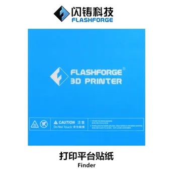 

Flashforge Finder 157x157mm Blue Heated Bed Tape Print Sticker Build Plate Tape for 3D Printer