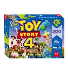 Disney Toy Story 4 паззл 500 штук бумаги для взрослых интеллектуальная коробка Marvel Мстители Замороженные Пазлы игрушки для детей