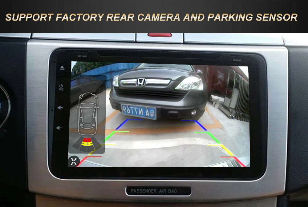 Excellent Dasaita 8" IPS 2 Din Car DVD Player Android 9.0 for VW Passat Golf 5 6 Polo Tiguan Jetta Touran GPS Radio 4G RAM 1024*600 MP3 10