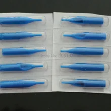 3RT Размеры синий Цвет короткие одноразовые Насадки для татуировок 50 шт. одноразовые Насадки для татуировок сопла Пластик советы