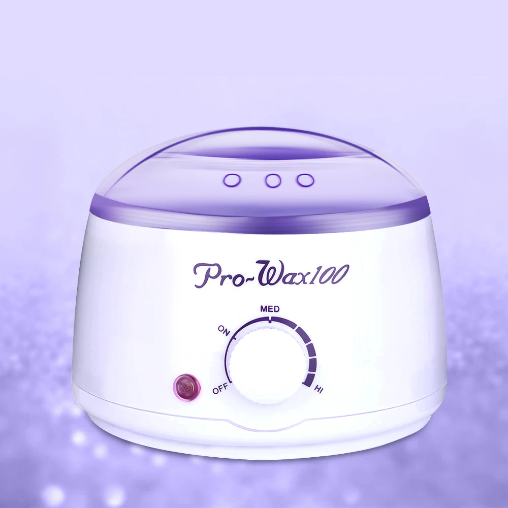 

Professional Mini SPA Hands Feet Wax Machine Warmer Heater + Wax Warmer Machine Heater with Beans Applicator Sticks Waxing Kit