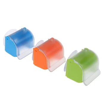 

Dustproof Shaving Plastic Razor Holder Box suction cup Men Shaver storage Shelf Wall Mounted Bathroom Set Razor Cap Shaver Rack