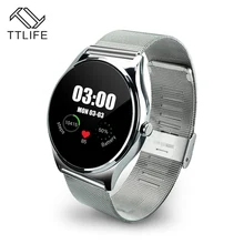 Original TTLIFE Marke Pulsmesser Schrittzähler Wählen Bluetooth Smartwatch Smart Uhr Track Armbanduhr Für Android IOS