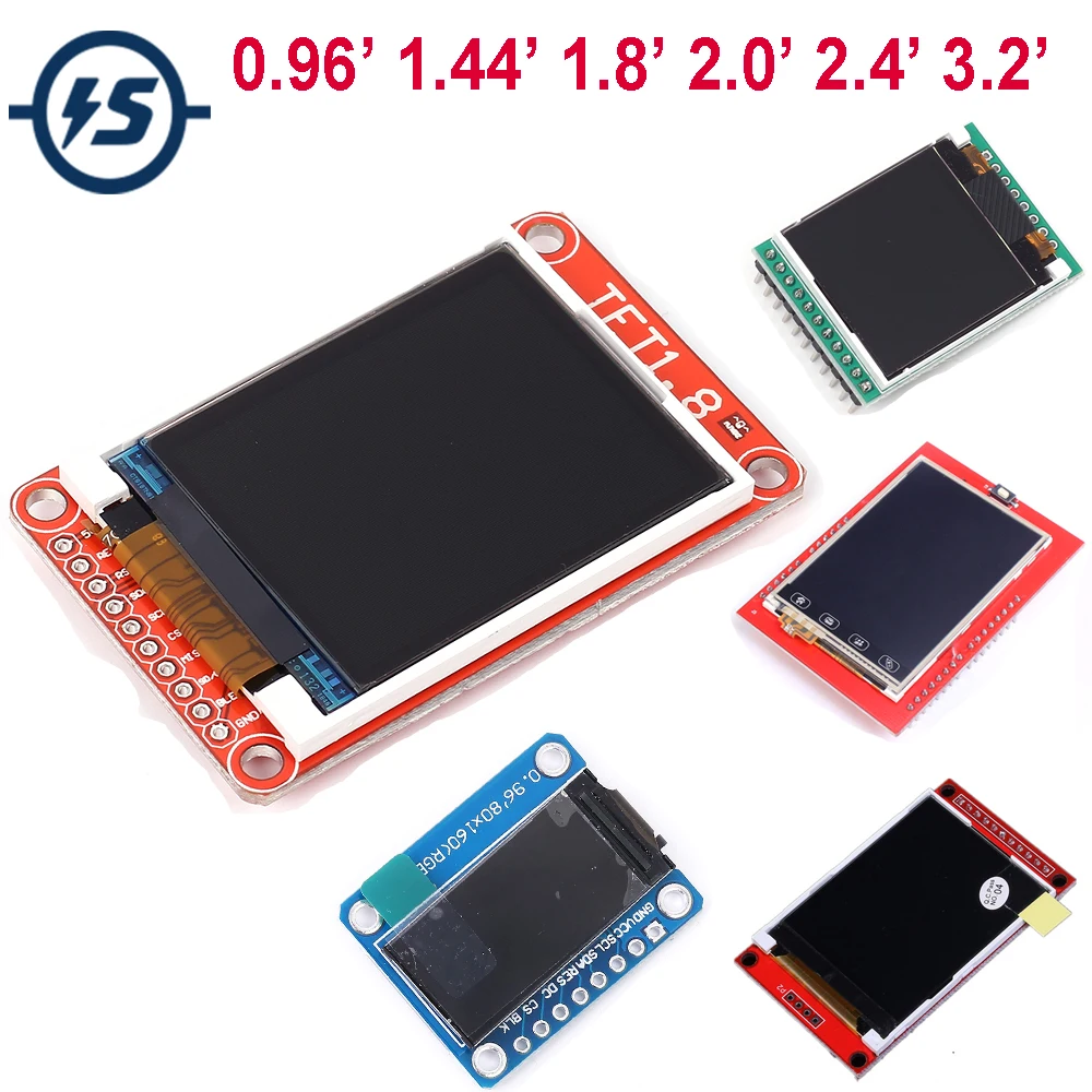 TFT LCD Display Touch Screen โมดูลสำหรับ Arduino LCD พร้อมจอแสดงผล 0.96 ...
