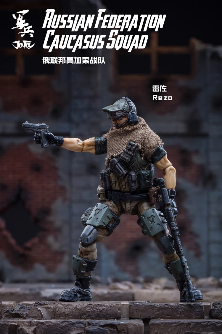 Figura de Ação Coleção do Esquadrão do Cáucase da Federação Russa em Stock-frete Soldados Joytoy 3 Pçs Lote Grátis 1 - 18 18 Cheap Figuras de ação