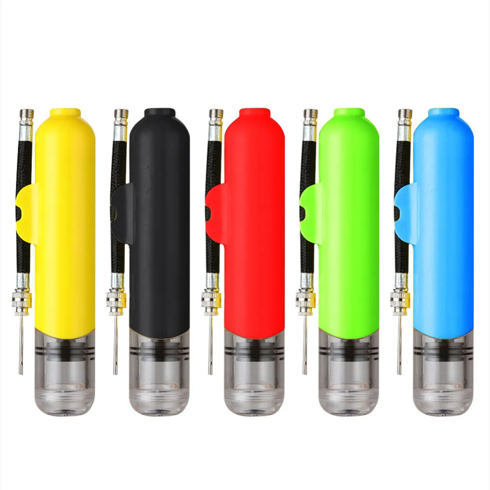 

New Arrival Mini Ball Pump Soccer Ball Volleyball Toy Inflator Portable Inflatable Tool Black Blue Red Yellow Green