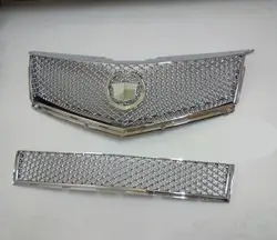 2 шт.! Подходит для Cadillac SRX ABS Chrome Mesh Top сменная решетка радиатора