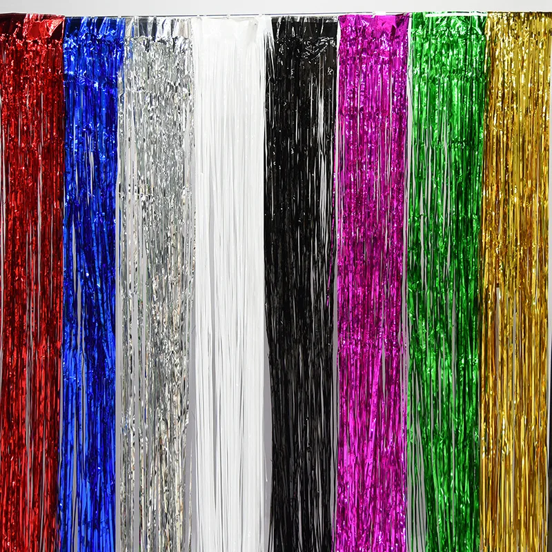

1*2M Rain Curtain Background Wedding Birthday Party Decoration Adult Christmas Decorations For Home Supplies