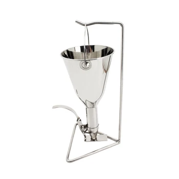 

Manual Commercial stainless steel funnel/Capacity fixed Funnel for Snack Food/Bakery Cake Funnel Machine for batter dispenser