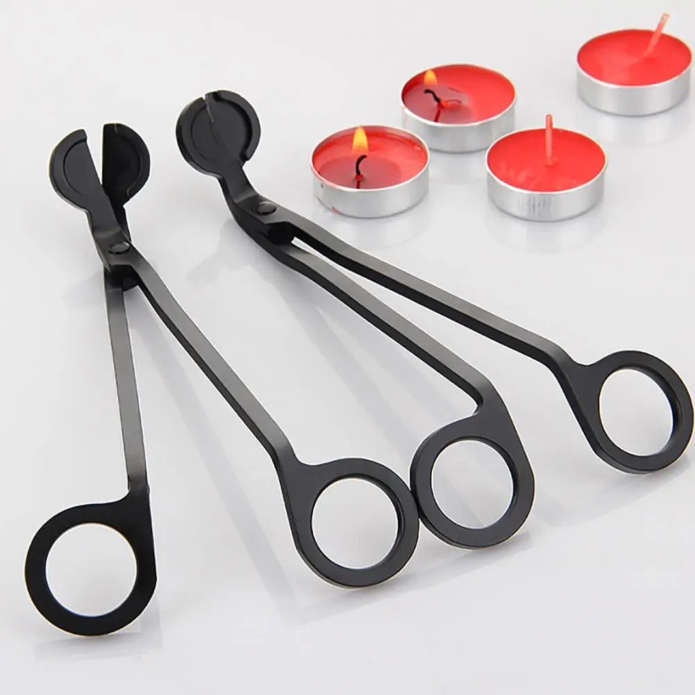 Stainless Steel Candle Wick Trimmer Oil Lamp Trim Scissor Cutter