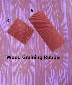 2016 Hot Sale M shape Wood Graining Rubber Wall Decoration Wood Grain Patten Tool Rubber Paint