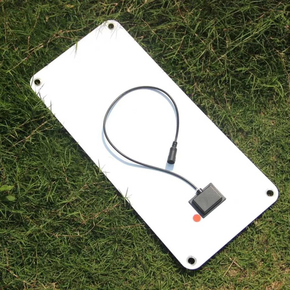 

20W Solar Panel 12V to 5V Battery Charger USB for Car Boat Caravan Power Supply QJS Shop