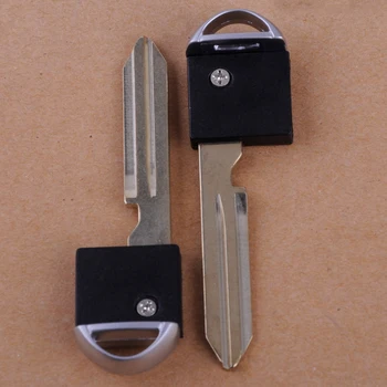 

CITALL 2pcs Uncut Blank Emergency Insert Remote Smart Key Blade Fit For Nissan Altima Infiniti EX35 CWTWBU735, CWTWBU624