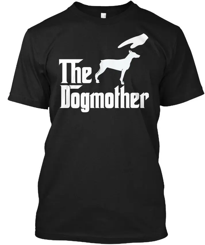 В Dogmother Доберман Популярные Tagless футболка | Мужская одежда