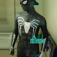 3D оттенок бессонница игры «Человек-паук»; косплей костюм черный PS4 Костюм Супергероя человека-паука, зентай, облегающий костюм для Хэллоуина