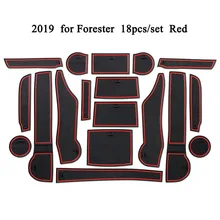 For Subaru Forester 2019 Car Door Pad Gate Slot Mat Rubber Anti-Slip Cup Holder Mat Cushion Decoration Interior Accessories For Subaru Forester 2019 Car Door Pad Gate Slot Mat Rubber Anti-Slip Cup Holder Mat Cushion Decoration Interior Accessories